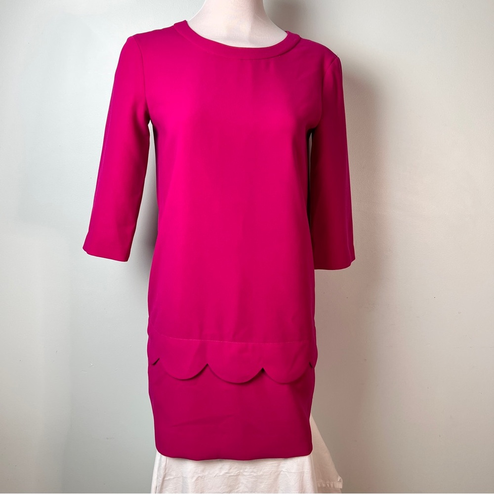 Kate Spade Pink Demi Shift Dress - Scallop Hem - Women's Size 2